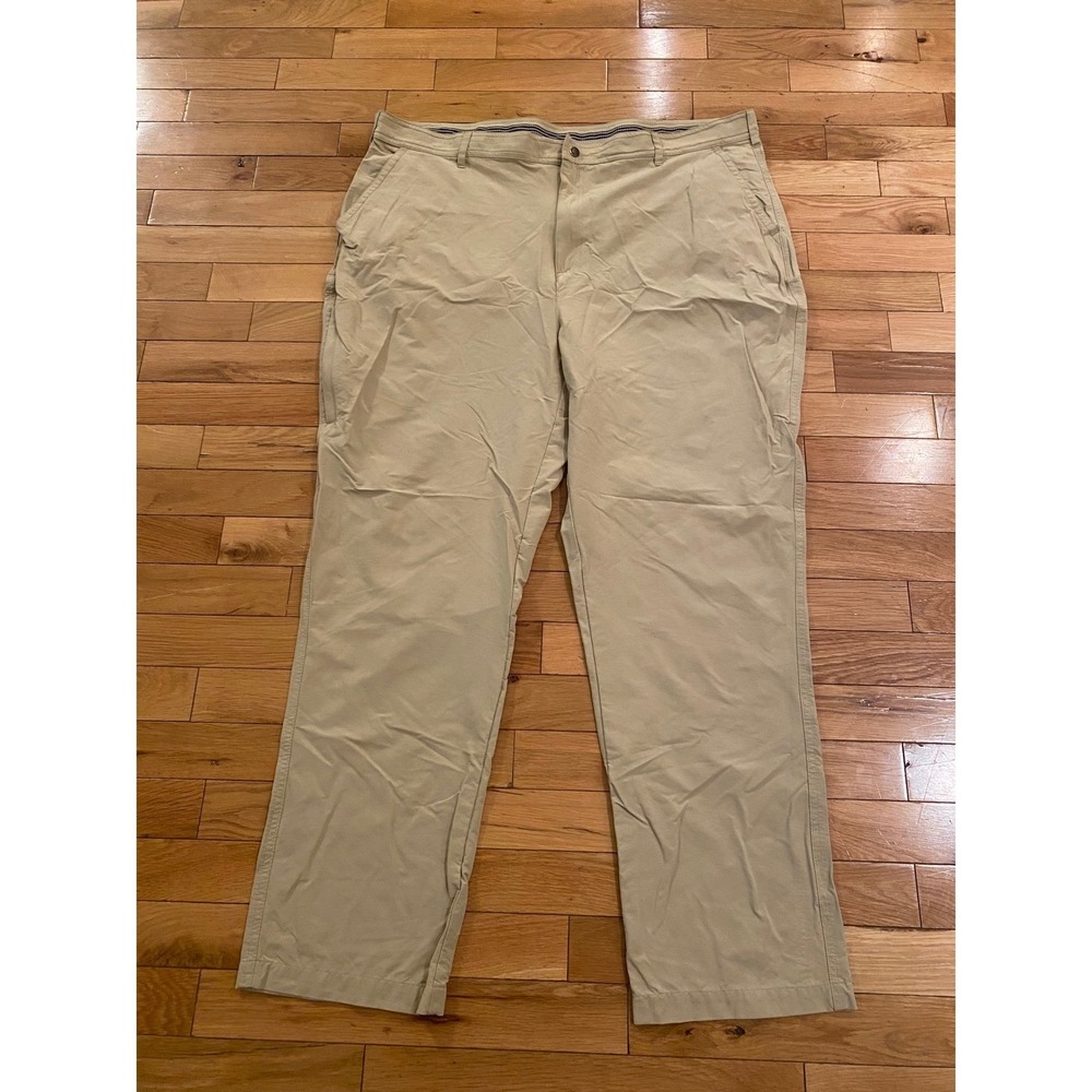 Coolibar Mens UPF 50+ Sun Protection Pants Khaki Tan 40x30 Nylon Stretch Travel